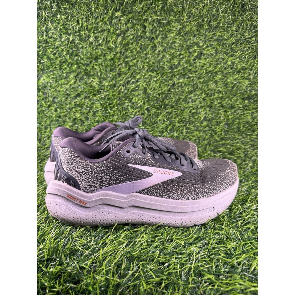Brooks Women's Ghost Max 2 Sneakers Black Gray Purple 120420-1B-005 Sz 9.5